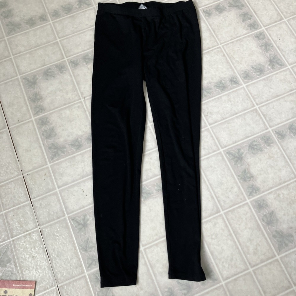 32‎ DEGREES HEAT WOMEN'S  BASE LAYER PANT Pull On Size Small Black leggings